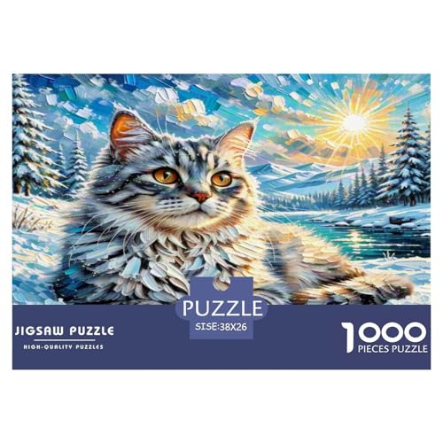 Korat 1000-teiliges Tier Puzzles Premium Quality Familienspiel - Home Room Decoration Für Erwachsene Und Kinder Ab 12 Jahren Wertvoll Geschenk Für 38x26cm/1000pcs Korat 1000-teiliges Tier Puzzles Premium Quality Familienspiel - Home Room Decoration Für Erwachsene Und Kinder Ab 12 Jahren Wertvoll Geschenk Für 38x26cm/1000pcs von MMDASBVPE