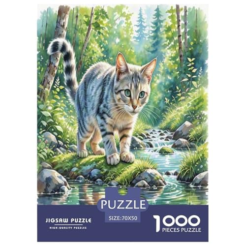 Korat 1000-teiliges Tier Puzzles Premium Quality Familienspiel - Home Room Decoration Für Erwachsene Und Kinder Ab 12 Jahren Wertvoll Geschenk Für 70x50cm/1000pcs Korat 1000-teiliges Tier Puzzles Premium Quality Familienspiel - Home Room Decoration Für Erwachsene Und Kinder Ab 12 Jahren Wertvoll Geschenk Für 70x50cm/1000pcs von MMDASBVPE