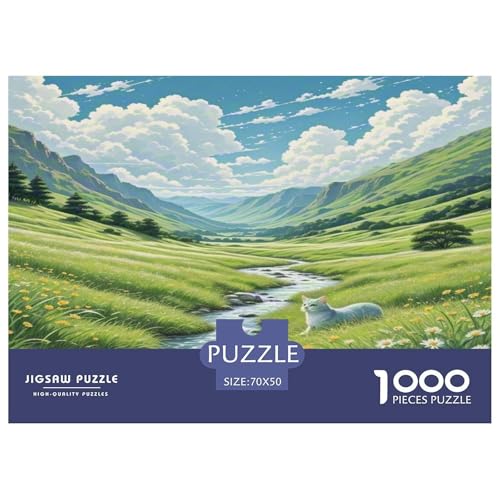 Korat 1000-teiliges Tier Puzzles Premium Quality Familienspiel - Home Room Decoration Unterhaltung Für Erwachsene Und Kinder Buntes Spielzeug 70x50cm/1000pcs von MMDASBVPE