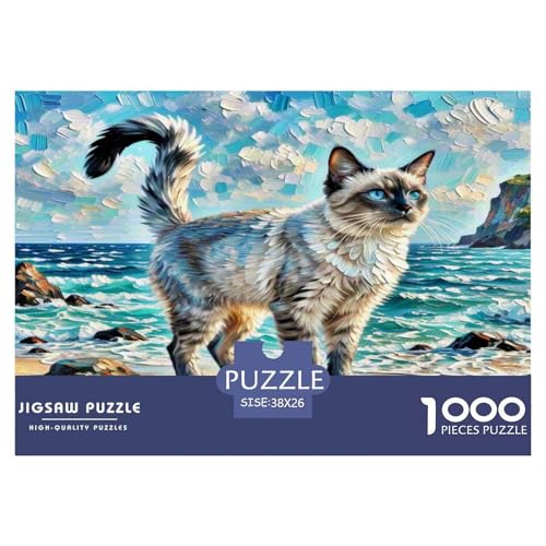Korat 1000-teiliges Tier Puzzles Premium Quality Pädagogisch - Home Room Decoration Für Erwachsene, Familien Passen Buntes Spielzeug 38x26cm/1000pcs Korat 1000-teiliges Tier Puzzles Premium Quality Pädagogisch - Home Room Decoration Für Erwachsene, Familien Passen Buntes Spielzeug 38x26cm/1000pcs von MMDASBVPE