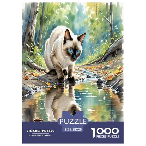 Korat 1000-teiliges Tier Puzzles Premium Quality Pädagogisch - Home Room Decoration Für Erwachsene, Familien Passen Buntes Spielzeug 38x26cm/1000pcs Korat 1000-teiliges Tier Puzzles Premium Quality Pädagogisch - Home Room Decoration Für Erwachsene, Familien Passen Buntes Spielzeug 38x26cm/1000pcs von MMDASBVPE