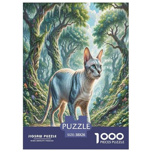 Korat 1000-teiliges Tier Puzzles Premium Quality Pädagogisch - Home Room Decoration Für Erwachsene Und Kinder Ab 12 Jahren Wertvoll Geschenk Für 38x26cm/1000pcs Korat 1000-teiliges Tier Puzzles Premium Quality Pädagogisch - Home Room Decoration Für Erwachsene Und Kinder Ab 12 Jahren Wertvoll Geschenk Für 38x26cm/1000pcs von MMDASBVPE