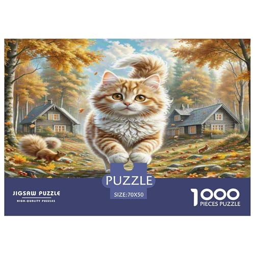 Kornischer Rex 1000 Teile Tier Puzzles Premium Quality Familienspiel - Home Room Decoration Für Erwachsene, Familien Passen Buntes Spielzeug 70x50cm/1000pcs von MMDASBVPE