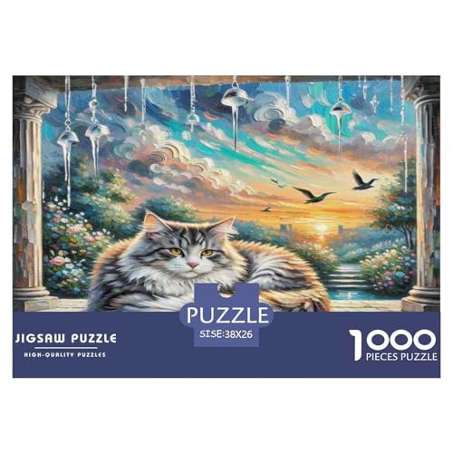 Maine Coon 1000 Teile Tier Puzzles Premium Quality Familienspiel - Home Room Decoration Für Erwachsene Und Kinder Ab 12 Jahren Buntes Spielzeug 38x26cm/1000pcs Maine Coon 1000 Teile Tier Puzzles Premium Quality Familienspiel - Home Room Decoration Für Erwachsene Und Kinder Ab 12 Jahren Buntes Spielzeug 38x26cm/1000pcs von MMDASBVPE