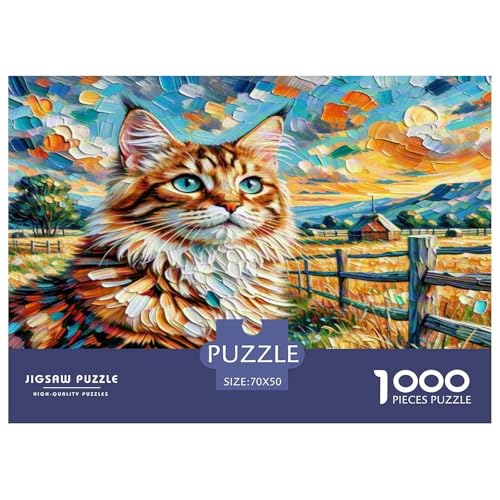 Maine Coon 1000 Teile Tier Puzzles Premium Quality Familienspiel - Home Room Decoration Unterhaltung Für Erwachsene Und Kinder Buntes Spielzeug 70x50cm/1000pcs Maine Coon 1000 Teile Tier Puzzles Premium Quality Familienspiel - Home Room Decoration Unterhaltung Für Erwachsene Und Kinder Buntes Spielzeug 70x50cm/1000pcs von MMDASBVPE