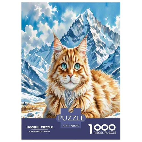 Maine Coon 1000 Teile Tier Puzzles Premium Quality Familienspiel - Home Room Decoration Unterhaltung Für Erwachsene Und Kinder Wertvoll Geschenk Für 70x50cm/1000pcs Maine Coon 1000 Teile Tier Puzzles Premium Quality Familienspiel - Home Room Decoration Unterhaltung Für Erwachsene Und Kinder Wertvoll Geschenk Für 70x50cm/1000pcs von MMDASBVPE