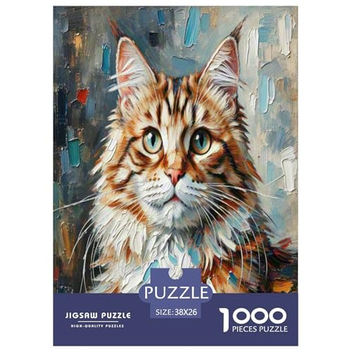 Maine Coon 1000 Teile Tier Puzzles Premium Quality Pädagogisch - Home Room Decoration Erwachsene Und Kinder Geschenk Für Von 12 Jahren 38x26cm/1000pcs Maine Coon 1000 Teile Tier Puzzles Premium Quality Pädagogisch - Home Room Decoration Erwachsene Und Kinder Geschenk Für Von 12 Jahren 38x26cm/1000pcs von MMDASBVPE