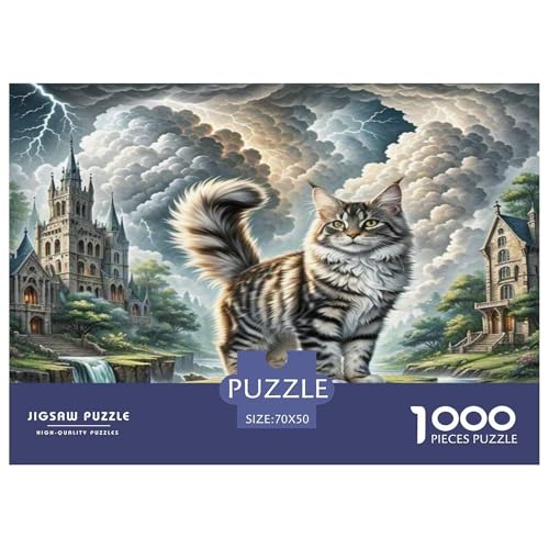 Maine Coon 1000 Teile Tier Puzzles Premium Quality Pädagogisch - Home Room Decoration Für Erwachsene Und Kinder Ab 12 Jahren Geschenk Für Von 12 Jahren 70x50cm/1000pcs Maine Coon 1000 Teile Tier Puzzles Premium Quality Pädagogisch - Home Room Decoration Für Erwachsene Und Kinder Ab 12 Jahren Geschenk Für Von 12 Jahren 70x50cm/1000pcs von MMDASBVPE