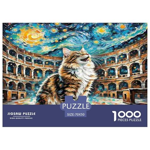 Maine Coon 1000 Teile Tier Puzzles Premium Quality Pädagogisch - Home Room Decoration Unterhaltung Für Erwachsene Und Kinder Geschenk Für Von 12 Jahren 70x50cm/1000pcs Maine Coon 1000 Teile Tier Puzzles Premium Quality Pädagogisch - Home Room Decoration Unterhaltung Für Erwachsene Und Kinder Geschenk Für Von 12 Jahren 70x50cm/1000pcs von MMDASBVPE