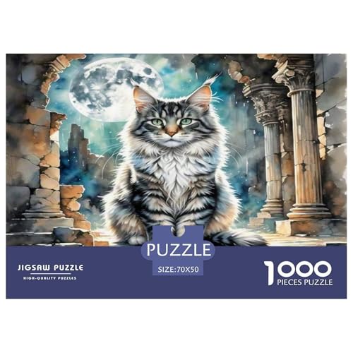 Maine Coon 1000 Teile Tier Puzzles Premium Quality Pädagogisch - Home Room Decoration Unterhaltung Für Erwachsene Und Kinder Wertvoll Geschenk Für 70x50cm/1000pcs Maine Coon 1000 Teile Tier Puzzles Premium Quality Pädagogisch - Home Room Decoration Unterhaltung Für Erwachsene Und Kinder Wertvoll Geschenk Für 70x50cm/1000pcs von MMDASBVPE