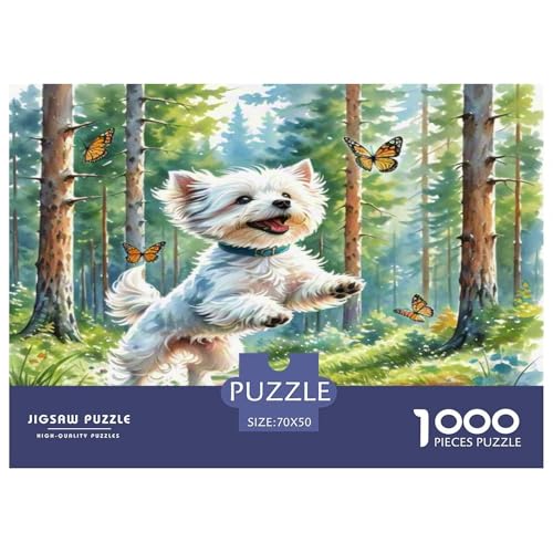 Marzis Hund 1000-teiliges Tier Puzzles Premium Quality Pädagogisch - Home Room Decoration Für Erwachsene Und Kinder Ab 12 Jahren Wertvoll Geschenk Für 70x50cm/1000pcs Marzis Hund 1000-teiliges Tier Puzzles Premium Quality Pädagogisch - Home Room Decoration Für Erwachsene Und Kinder Ab 12 Jahren Wertvoll Geschenk Für 70x50cm/1000pcs von MMDASBVPE