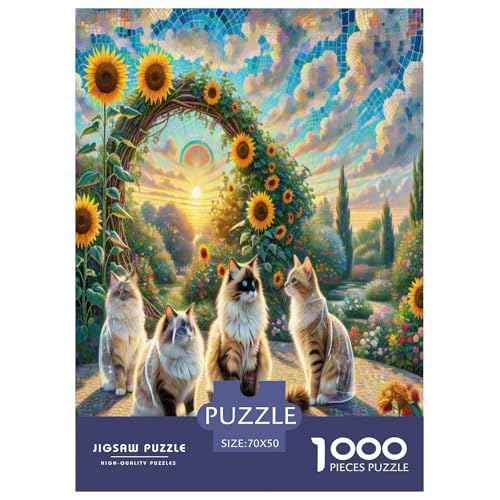 Munchkin 1000 Teile Tier Puzzles Premium Quality Familienspiel - Home Room Decoration Für Erwachsene Und Kinder Ab 12 Jahren Buntes Spielzeug 70x50cm/1000pcs von MMDASBVPE