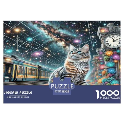 Munchkin 1000 Teile Tier Puzzles Premium Quality Familienspiel - Home Room Decoration Für Erwachsene Und Kinder Ab 12 Jahren Wertvoll Geschenk Für 38x26cm/1000pcs von MMDASBVPE