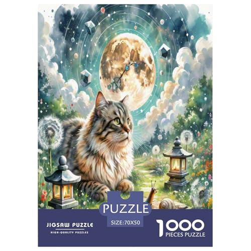 Munchkin 1000 Teile Tier Puzzles Premium Quality Pädagogisch - Home Room Decoration Erwachsene Und Kinder Buntes Spielzeug 70x50cm/1000pcs von MMDASBVPE
