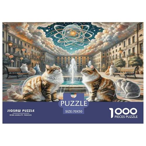 Munchkin 1000 Teile Tier Puzzles Premium Quality Pädagogisch - Home Room Decoration Für Erwachsene, Familien Passen Buntes Spielzeug 70x50cm/1000pcs von MMDASBVPE