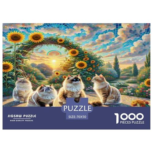 Munchkin 1000 Teile Tier Puzzles Premium Quality Pädagogisch - Home Room Decoration Für Erwachsene Und Kinder Ab 12 Jahren Buntes Spielzeug 70x50cm/1000pcs von MMDASBVPE