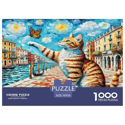 Munchkin 1000 Teile Tier Puzzles Premium Quality Pädagogisch - Home Room Decoration Für Erwachsene Und Kinder Ab 12 Jahren Wertvoll Geschenk Für 70x50cm/1000pcs von MMDASBVPE