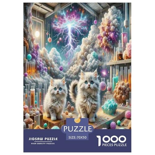 Munchkin 1000 Teile Tier Puzzles Premium Quality Pädagogisch - Home Room Decoration Unterhaltung Für Erwachsene Und Kinder Buntes Spielzeug 70x50cm/1000pcs von MMDASBVPE