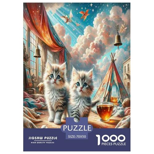 Munchkin 1000-teiliges Tier Puzzles Premium Quality Familienspiel - Home Room Decoration Für Erwachsene Und Kinder Ab 12 Jahren Buntes Spielzeug 70x50cm/1000pcs von MMDASBVPE