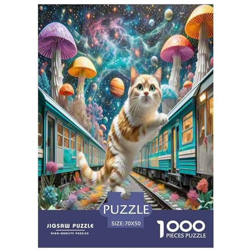 Munchkin 1000-teiliges Tier Puzzles Premium Quality Pädagogisch - Home Room Decoration Erwachsene Und Kinder Buntes Spielzeug 70x50cm/1000pcs von MMDASBVPE