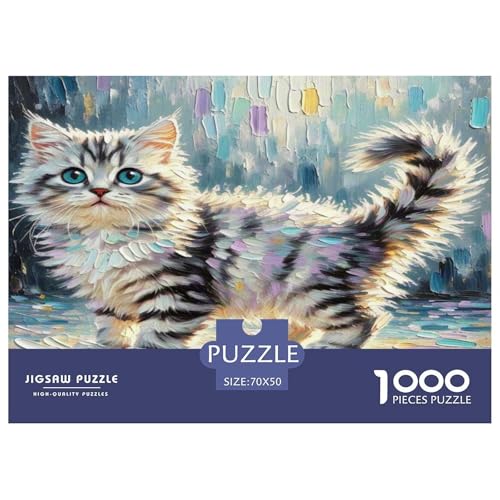 Munchkin 1000-teiliges Tier Puzzles Premium Quality Pädagogisch - Home Room Decoration Für Erwachsene Und Kinder Ab 12 Jahren Wertvoll Geschenk Für 70x50cm/1000pcs von MMDASBVPE