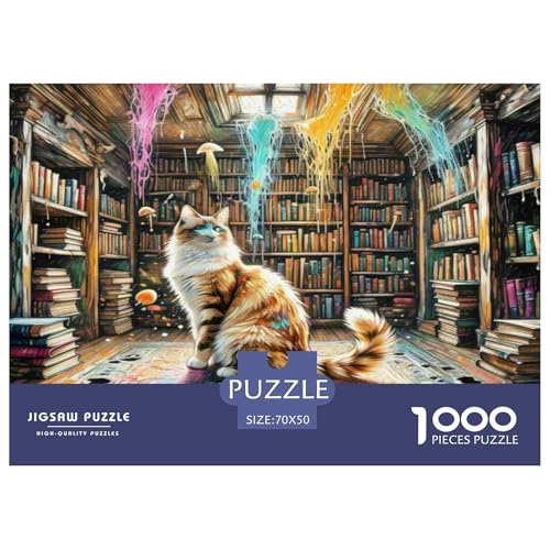 Munchkin 1000-teiliges Tier Puzzles Premium Quality Pädagogisch - Home Room Decoration Unterhaltung Für Erwachsene Und Kinder Buntes Spielzeug 70x50cm/1000pcs von MMDASBVPE