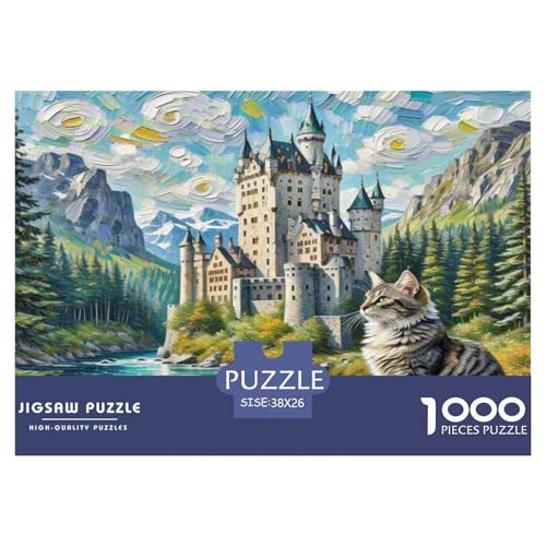 Norwegische Waldkatte 1000 Teile Tier Puzzles Premium Quality Familienspiel - Home Room Decoration Für Erwachsene, Familien Passen Buntes Spielzeug 38x26cm/1000pcs Norwegische Waldkatte 1000 Teile Tier Puzzles Premium Quality Familienspiel - Home Room Decoration Für Erwachsene, Familien Passen Buntes Spielzeug 38x26cm/1000pcs von MMDASBVPE