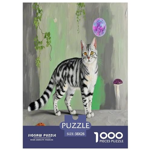 Norwegische Waldkatte 1000 Teile Tier Puzzles Premium Quality Familienspiel - Home Room Decoration Für Erwachsene, Familien Passen Geschenk Für Kinder Von 12 Jahren 38x26cm/1000pcs Norwegische Waldkatte 1000 Teile Tier Puzzles Premium Quality Familienspiel - Home Room Decoration Für Erwachsene, Familien Passen Geschenk Für Kinder Von 12 Jahren 38x26cm/1000pcs von MMDASBVPE