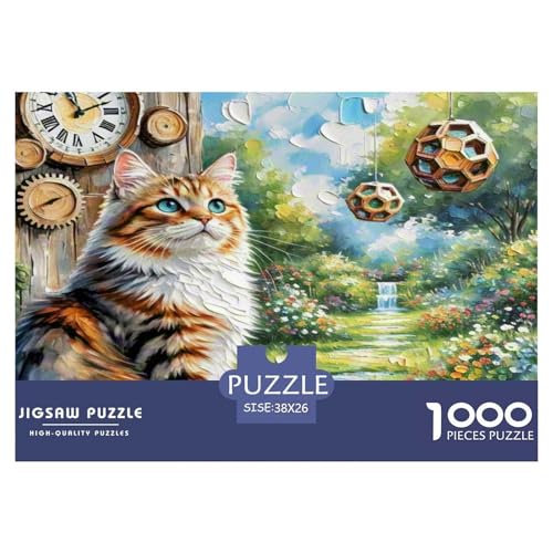 Norwegische Waldkatte 1000 Teile Tier Puzzles Premium Quality Familienspiel - Home Room Decoration Unterhaltung Für Erwachsene Und Kinder Buntes Spielzeug 38x26cm/1000pcs Norwegische Waldkatte 1000 Teile Tier Puzzles Premium Quality Familienspiel - Home Room Decoration Unterhaltung Für Erwachsene Und Kinder Buntes Spielzeug 38x26cm/1000pcs von MMDASBVPE