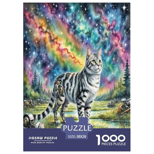 Norwegische Waldkatte 1000 Teile Tier Puzzles Premium Quality Pädagogisch - Home Room Decoration Erwachsene Und Kinder Buntes Spielzeug 38x26cm/1000pcs Norwegische Waldkatte 1000 Teile Tier Puzzles Premium Quality Pädagogisch - Home Room Decoration Erwachsene Und Kinder Buntes Spielzeug 38x26cm/1000pcs von MMDASBVPE