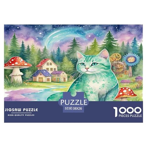 Norwegische Waldkatte 1000 Teile Tier Puzzles Premium Quality Pädagogisch - Home Room Decoration Erwachsene Und Kinder Buntes Spielzeug 38x26cm/1000pcs Norwegische Waldkatte 1000 Teile Tier Puzzles Premium Quality Pädagogisch - Home Room Decoration Erwachsene Und Kinder Buntes Spielzeug 38x26cm/1000pcs von MMDASBVPE