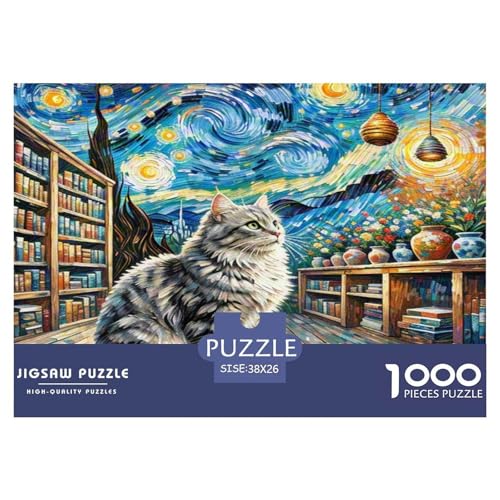 Norwegische Waldkatte 1000 Teile Tier Puzzles Premium Quality Pädagogisch - Home Room Decoration Für Erwachsene, Familien Passen Buntes Spielzeug 38x26cm/1000pcs Norwegische Waldkatte 1000 Teile Tier Puzzles Premium Quality Pädagogisch - Home Room Decoration Für Erwachsene, Familien Passen Buntes Spielzeug 38x26cm/1000pcs von MMDASBVPE