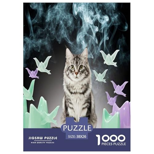 Norwegische Waldkatte 1000 Teile Tier Puzzles Premium Quality Pädagogisch - Home Room Decoration Für Erwachsene, Familien Passen Buntes Spielzeug 38x26cm/1000pcs Norwegische Waldkatte 1000 Teile Tier Puzzles Premium Quality Pädagogisch - Home Room Decoration Für Erwachsene, Familien Passen Buntes Spielzeug 38x26cm/1000pcs von MMDASBVPE