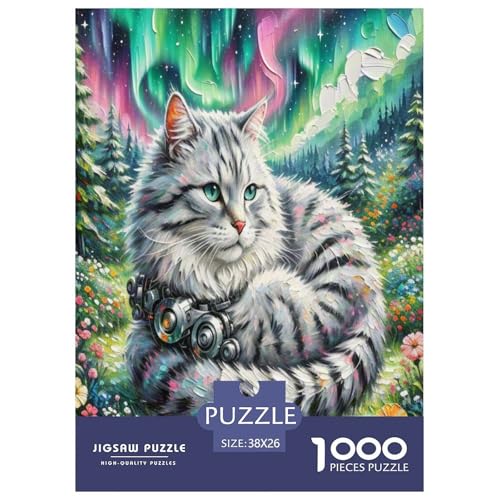 Norwegische Waldkatte 1000 Teile Tier Puzzles Premium Quality Pädagogisch - Home Room Decoration Für Erwachsene Und Kinder Ab 12 Jahren Geschenk Für Von 12 Jahren 38x26cm/1000pcs Norwegische Waldkatte 1000 Teile Tier Puzzles Premium Quality Pädagogisch - Home Room Decoration Für Erwachsene Und Kinder Ab 12 Jahren Geschenk Für Von 12 Jahren 38x26cm/1000pcs von MMDASBVPE
