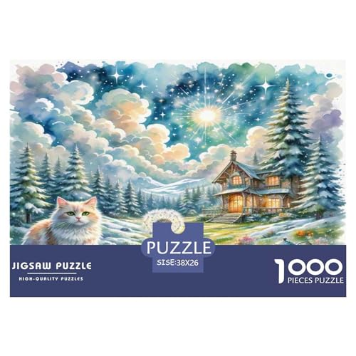 Norwegische Waldkatte 1000-teiliges Tier Puzzles Premium Quality Pädagogisch - Home Room Decoration Erwachsene Und Kinder Buntes Spielzeug 38x26cm/1000pcs Norwegische Waldkatte 1000-teiliges Tier Puzzles Premium Quality Pädagogisch - Home Room Decoration Erwachsene Und Kinder Buntes Spielzeug 38x26cm/1000pcs von MMDASBVPE