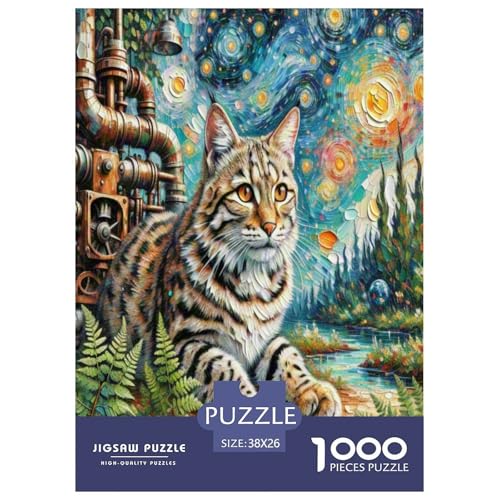Norwegische Waldkatte 1000-teiliges Tier Puzzles Premium Quality Pädagogisch - Home Room Decoration Erwachsene Und Kinder Buntes Spielzeug 38x26cm/1000pcs Norwegische Waldkatte 1000-teiliges Tier Puzzles Premium Quality Pädagogisch - Home Room Decoration Erwachsene Und Kinder Buntes Spielzeug 38x26cm/1000pcs von MMDASBVPE