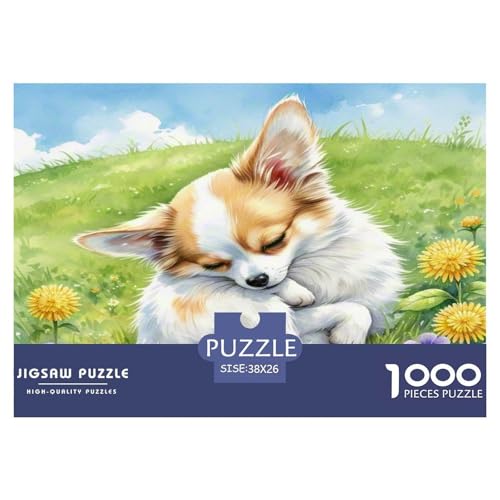 Papillon 1000 Teile Tier Puzzles Premium Quality Pädagogisch - Home Room Decoration Erwachsene Und Kinder Buntes Spielzeug 38x26cm/1000pcs von MMDASBVPE
