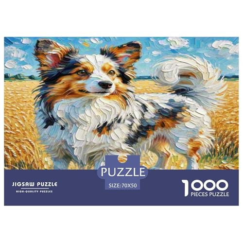 Papillon 1000 Teile Tier Puzzles Premium Quality Pädagogisch - Home Room Decoration Erwachsene Und Kinder Buntes Spielzeug 70x50cm/1000pcs von MMDASBVPE