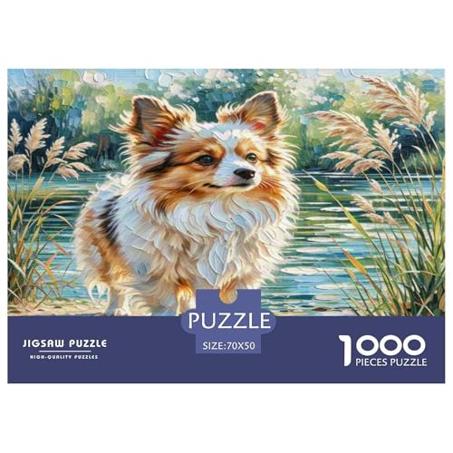 Papillon 1000 Teile Tier Puzzles Premium Quality Pädagogisch - Home Room Decoration Unterhaltung Für Erwachsene Und Kinder Geschenk Für Von 12 Jahren 70x50cm/1000pcs von MMDASBVPE