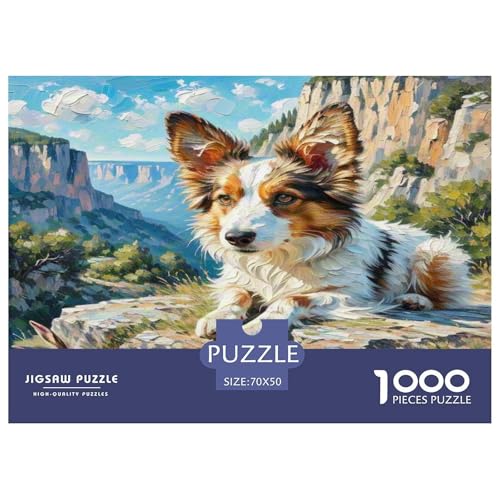 Papillon 1000-teiliges Tier Puzzles Premium Quality Familienspiel - Home Room Decoration Für Erwachsene Und Kinder Ab 12 Jahren Buntes Spielzeug 70x50cm/1000pcs Papillon 1000-teiliges Tier Puzzles Premium Quality Familienspiel - Home Room Decoration Für Erwachsene Und Kinder Ab 12 Jahren Buntes Spielzeug 70x50cm/1000pcs von MMDASBVPE
