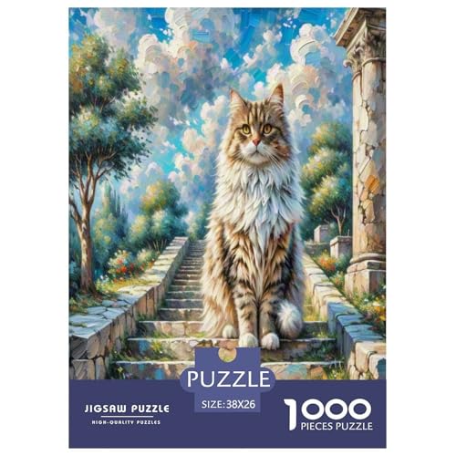 Persische Katze 1000 Teile Tier Puzzles Premium Quality Familienspiel - Home Room Decoration Für Erwachsene, Familien Passen Buntes Spielzeug 38x26cm/1000pcs Persische Katze 1000 Teile Tier Puzzles Premium Quality Familienspiel - Home Room Decoration Für Erwachsene, Familien Passen Buntes Spielzeug 38x26cm/1000pcs von MMDASBVPE