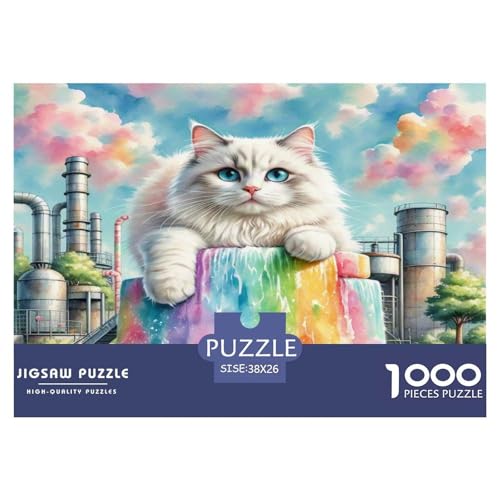 Persische Katze 1000 Teile Tier Puzzles Premium Quality Familienspiel - Home Room Decoration Unterhaltung Für Erwachsene Und Kinder Geschenk Für Von 12 Jahren 38x26cm/1000pcs Persische Katze 1000 Teile Tier Puzzles Premium Quality Familienspiel - Home Room Decoration Unterhaltung Für Erwachsene Und Kinder Geschenk Für Von 12 Jahren 38x26cm/1000pcs von MMDASBVPE
