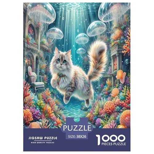 Persische Katze 1000 Teile Tier Puzzles Premium Quality Pädagogisch - Home Room Decoration Erwachsene Und Kinder Buntes Spielzeug 38x26cm/1000pcs Persische Katze 1000 Teile Tier Puzzles Premium Quality Pädagogisch - Home Room Decoration Erwachsene Und Kinder Buntes Spielzeug 38x26cm/1000pcs von MMDASBVPE
