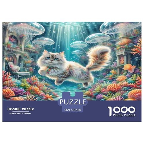 Persische Katze 1000 Teile Tier Puzzles Premium Quality Pädagogisch - Home Room Decoration Erwachsene Und Kinder Geschenk Für Von 12 Jahren 70x50cm/1000pcs Persische Katze 1000 Teile Tier Puzzles Premium Quality Pädagogisch - Home Room Decoration Erwachsene Und Kinder Geschenk Für Von 12 Jahren 70x50cm/1000pcs von MMDASBVPE