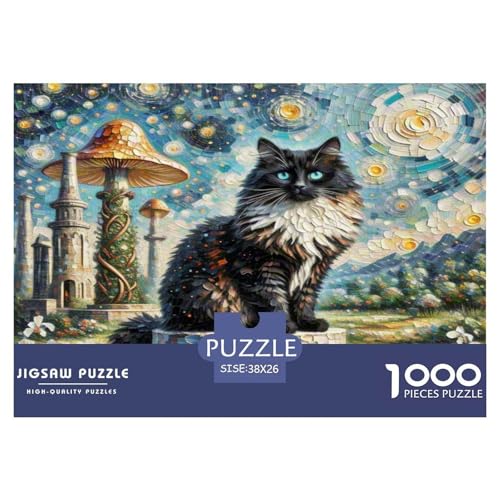 Persische Katze 1000 Teile Tier Puzzles Premium Quality Pädagogisch - Home Room Decoration Für Erwachsene, Familien Passen Buntes Spielzeug 38x26cm/1000pcs Persische Katze 1000 Teile Tier Puzzles Premium Quality Pädagogisch - Home Room Decoration Für Erwachsene, Familien Passen Buntes Spielzeug 38x26cm/1000pcs von MMDASBVPE