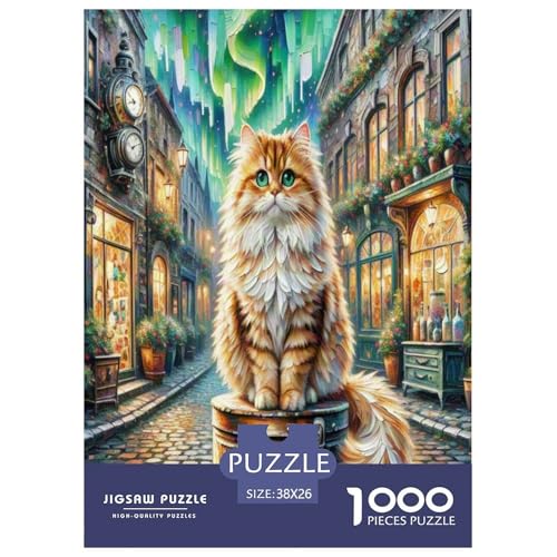 Persische Katze 1000 Teile Tier Puzzles Premium Quality Pädagogisch - Home Room Decoration Für Erwachsene, Familien Passen Wertvoll Geschenk Für Kinder 38x26cm/1000pcs Persische Katze 1000 Teile Tier Puzzles Premium Quality Pädagogisch - Home Room Decoration Für Erwachsene, Familien Passen Wertvoll Geschenk Für Kinder 38x26cm/1000pcs von MMDASBVPE