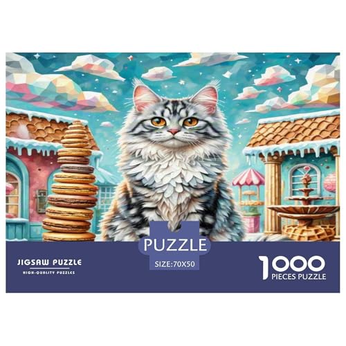 Persische Katze 1000 Teile Tier Puzzles Premium Quality Pädagogisch - Home Room Decoration Für Erwachsene, Familien Passen Wertvoll Geschenk Für Kinder 70x50cm/1000pcs Persische Katze 1000 Teile Tier Puzzles Premium Quality Pädagogisch - Home Room Decoration Für Erwachsene, Familien Passen Wertvoll Geschenk Für Kinder 70x50cm/1000pcs von MMDASBVPE