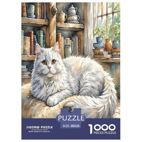 Persische Katze 1000 Teile Tier Puzzles Premium Quality Pädagogisch - Home Room Decoration Unterhaltung Für Erwachsene Und Kinder Buntes Spielzeug 38x26cm/1000pcs Persische Katze 1000 Teile Tier Puzzles Premium Quality Pädagogisch - Home Room Decoration Unterhaltung Für Erwachsene Und Kinder Buntes Spielzeug 38x26cm/1000pcs von MMDASBVPE