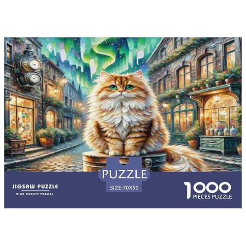 Persische Katze 1000 Teile Tier Puzzles Premium Quality Pädagogisch - Home Room Decoration Unterhaltung Für Erwachsene Und Kinder Geschenk Für Von 12 Jahren 70x50cm/1000pcs Persische Katze 1000 Teile Tier Puzzles Premium Quality Pädagogisch - Home Room Decoration Unterhaltung Für Erwachsene Und Kinder Geschenk Für Von 12 Jahren 70x50cm/1000pcs von MMDASBVPE