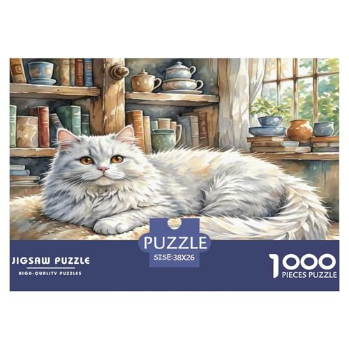 Persische Katze 1000-teiliges Tier Puzzles Premium Quality Familienspiel - Home Room Decoration Für Erwachsene Und Kinder Ab 12 Jahren Buntes Spielzeug 38x26cm/1000pcs Persische Katze 1000-teiliges Tier Puzzles Premium Quality Familienspiel - Home Room Decoration Für Erwachsene Und Kinder Ab 12 Jahren Buntes Spielzeug 38x26cm/1000pcs von MMDASBVPE